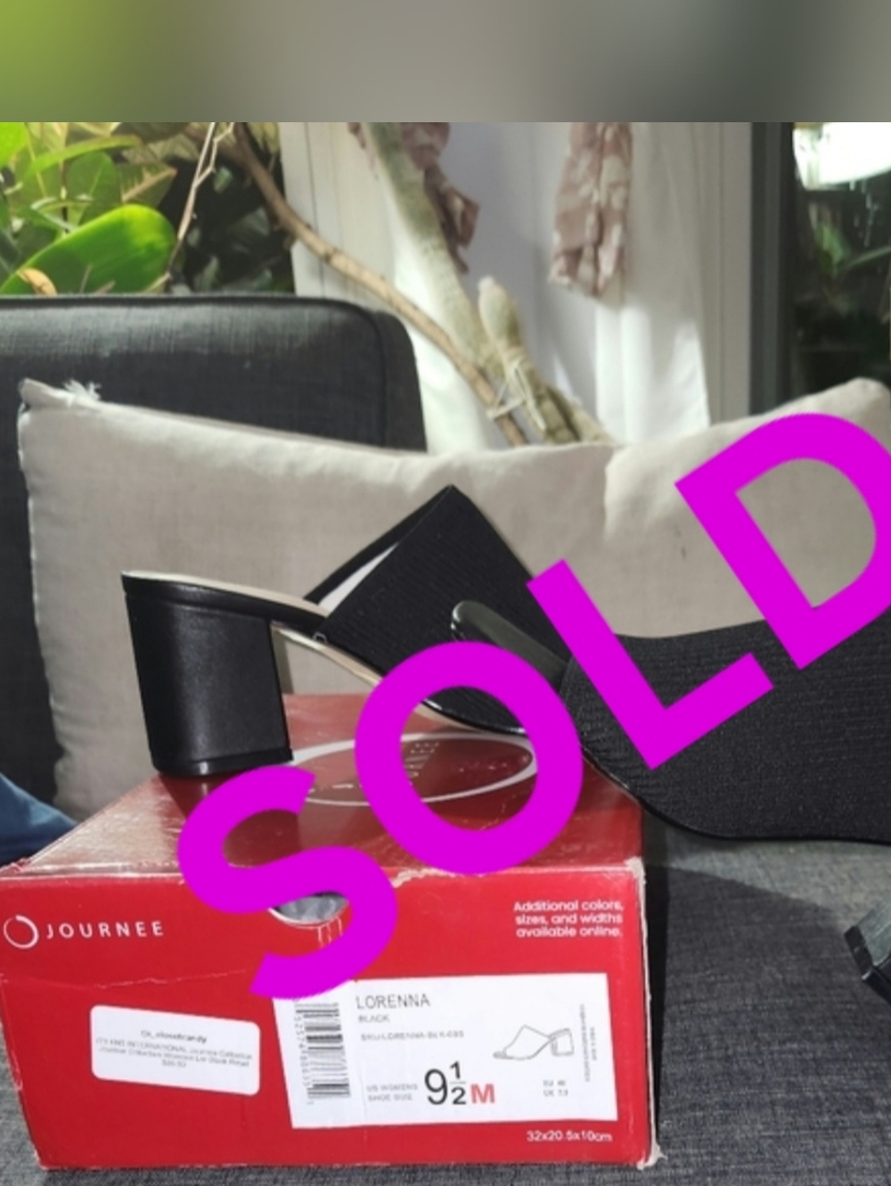 Journee Collection Lorenna Heeled Mules – NWB (9.5M) $69 retail